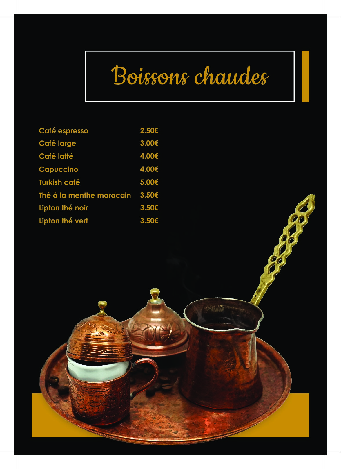 Menu Lounge Le Prince - Restaurant, Lounge, Bar, Café, Hookah, Chicha